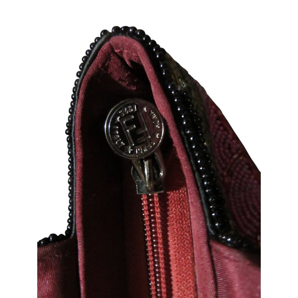 Fendi RARE Limited Edition Intricately Beaded Vintage Italian Handbag Mini Tote - Picture 11 of 16